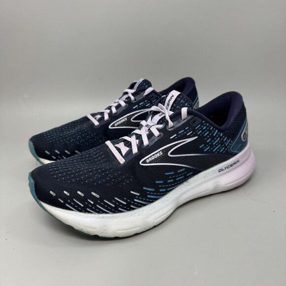 Brooks Glycerin 20 Womens 11 B Shoes Blue Purple Running Walking 1203691B499 - Picture 3 of 9